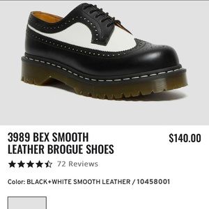 Dr Martens 3989 Brogue Shoes, NWT, US size 8